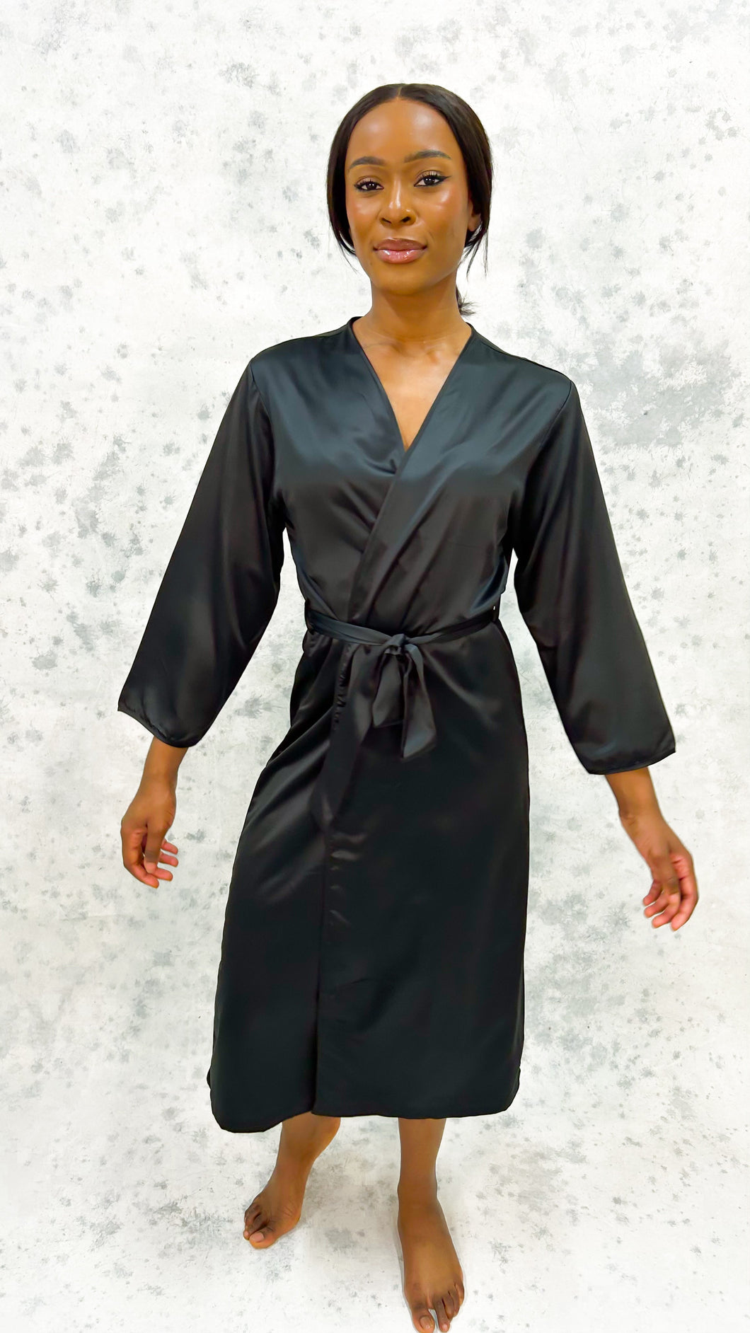 Black Bridesmaid Robe