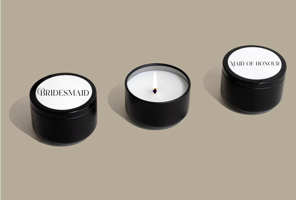 Black Tin Candle