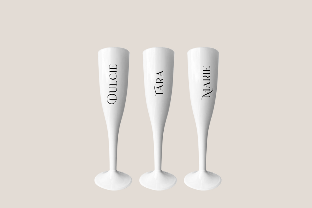 Personalised Flute Glass